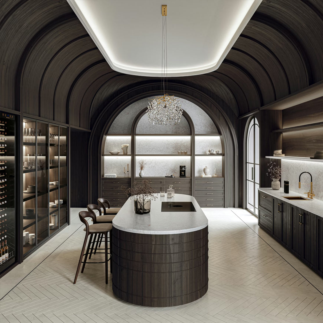 Cosentino Silestone Le Chic Collection Riviére Rose 128" x 62" Polished Quartz Slab