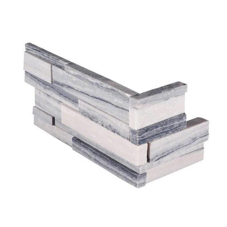 Alaska Gray 3D Corner Panel