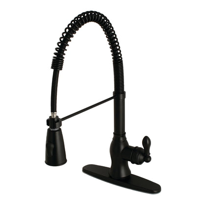 American Classic H Single-Handle 1-Hole/3-Hole Deck Mount Pre-Rinse Kitchen Faucet