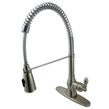 American Classic H Single-Handle 1-Hole/3-Hole Deck Mount Pre-Rinse Kitchen Faucet