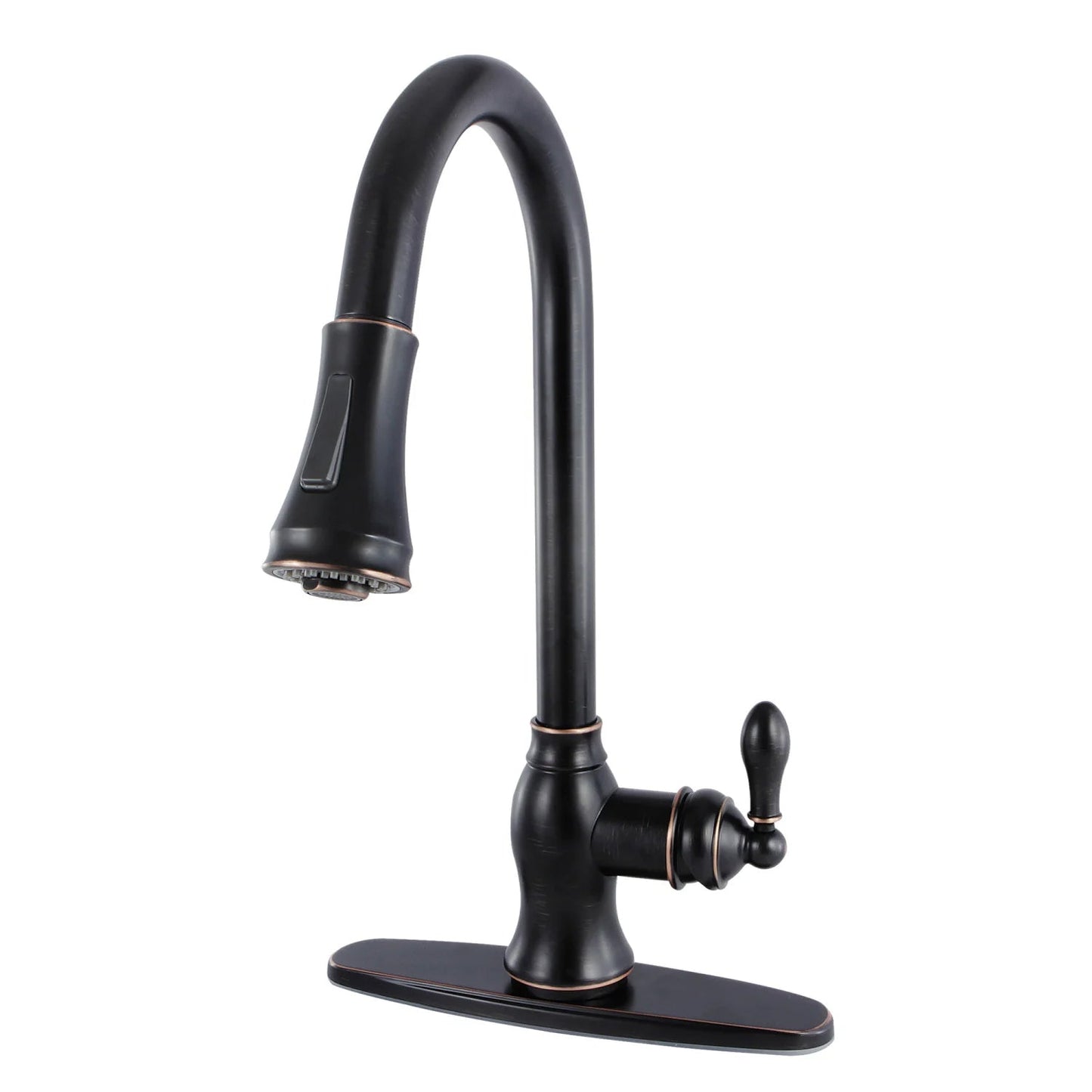 American Classic I Single-Handle 1-Hole/3-Hole Deck Mount Pull-Down Sprayer Kitchen Faucet