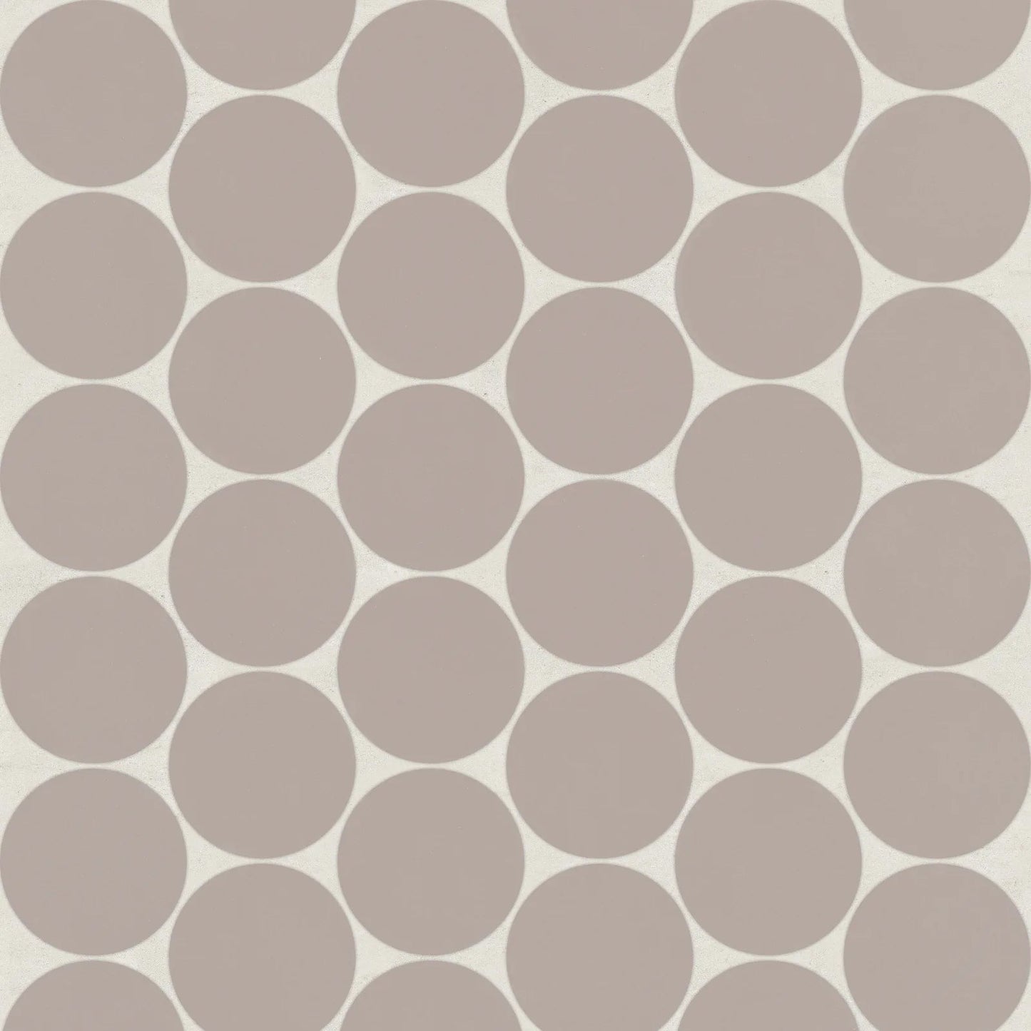 Bedrosians Marin Collection Coastal Cliff Penny Round (2" Pieces) 10.5" x 11.75" Matte Porcelain Mosaic Tile