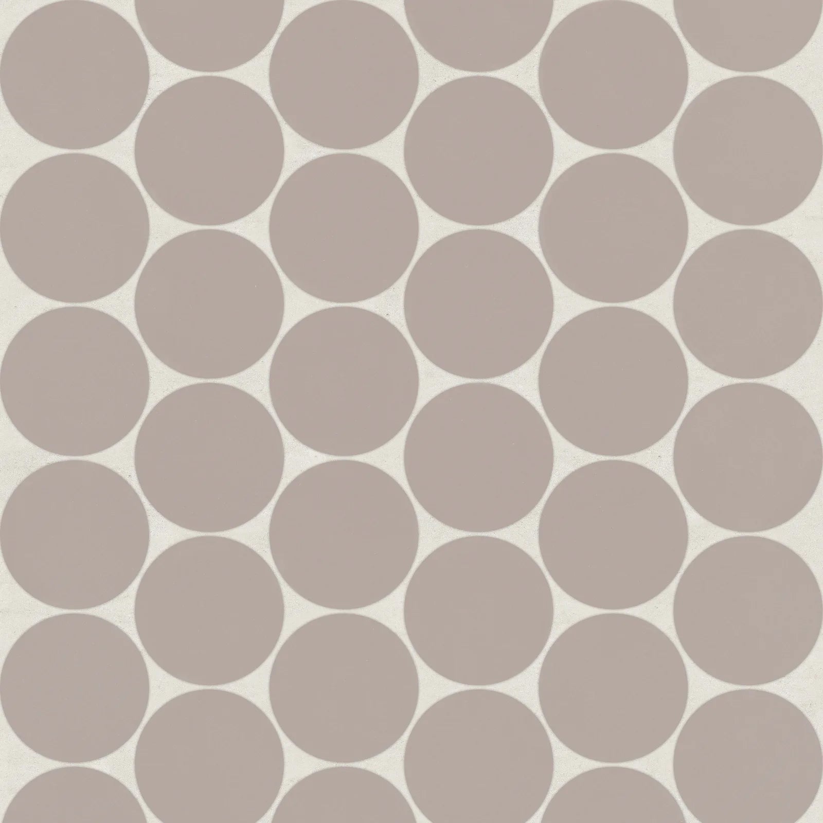 Bedrosians Marin Collection Coastal Cliff Penny Round (2" Pieces) 10.5" x 11.75" Matte Porcelain Mosaic Tile