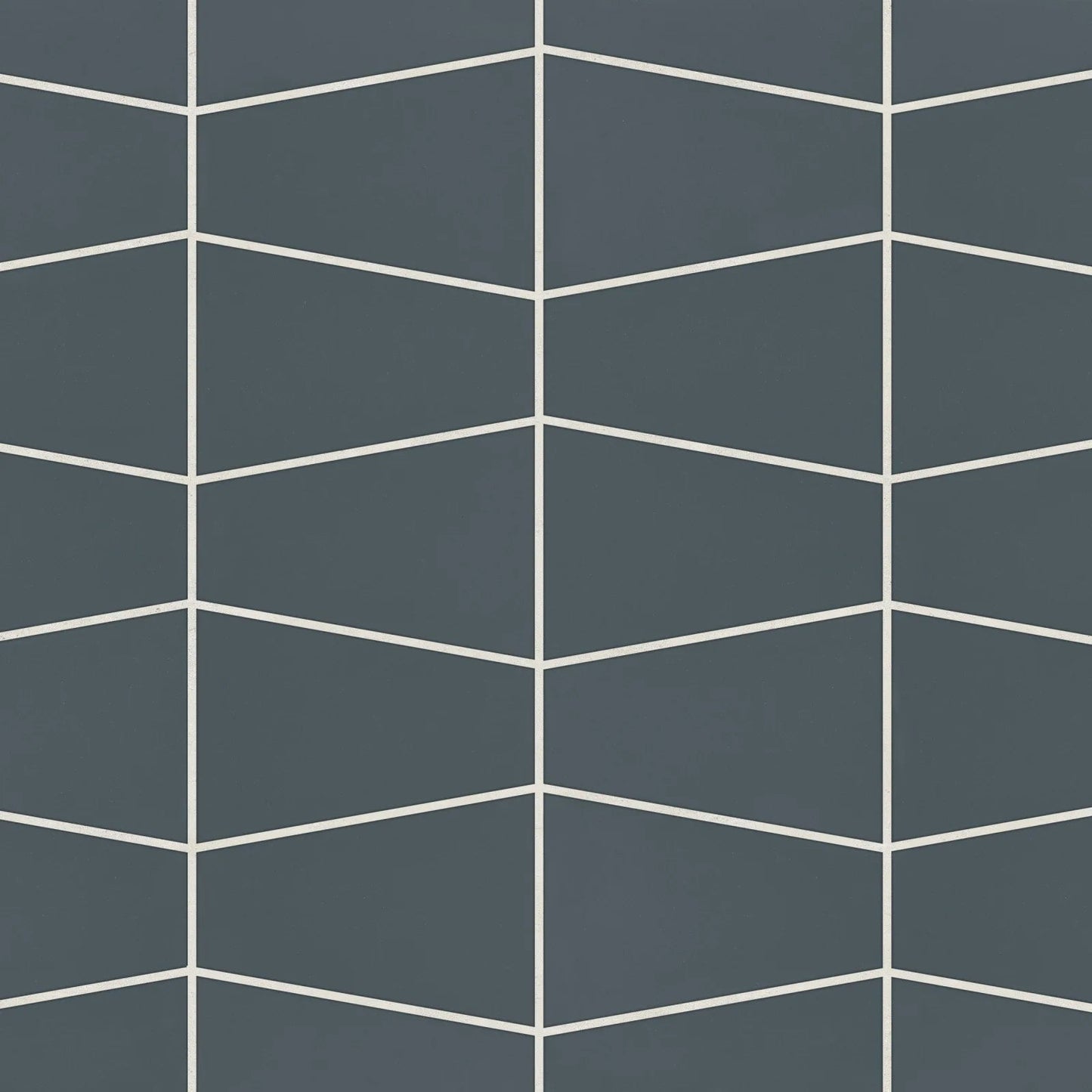 Bedrosians Marin Collection Midnight Tide Trapezoid 8.25" x 13" Matte Porcelain Mosaic Tile