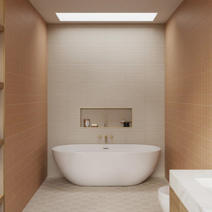 Bedrosians Sahara Collection Cotto (4" x 4" Pieces) 11.75" x 11.75" Matte Porcelain Mosaic Tile