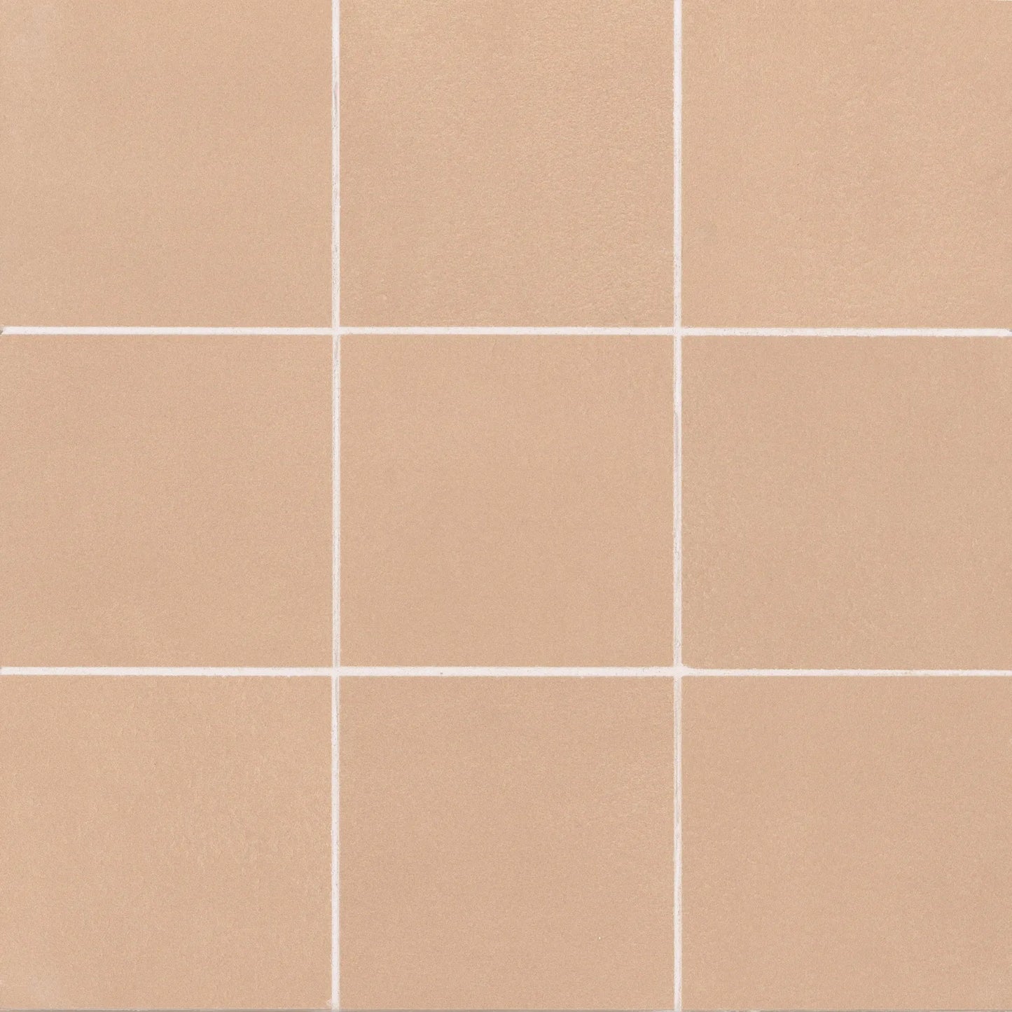 Bedrosians Sahara Collection Rose (4" x 4" Pieces) 11.75" x 11.75" Matte Porcelain Mosaic Tile