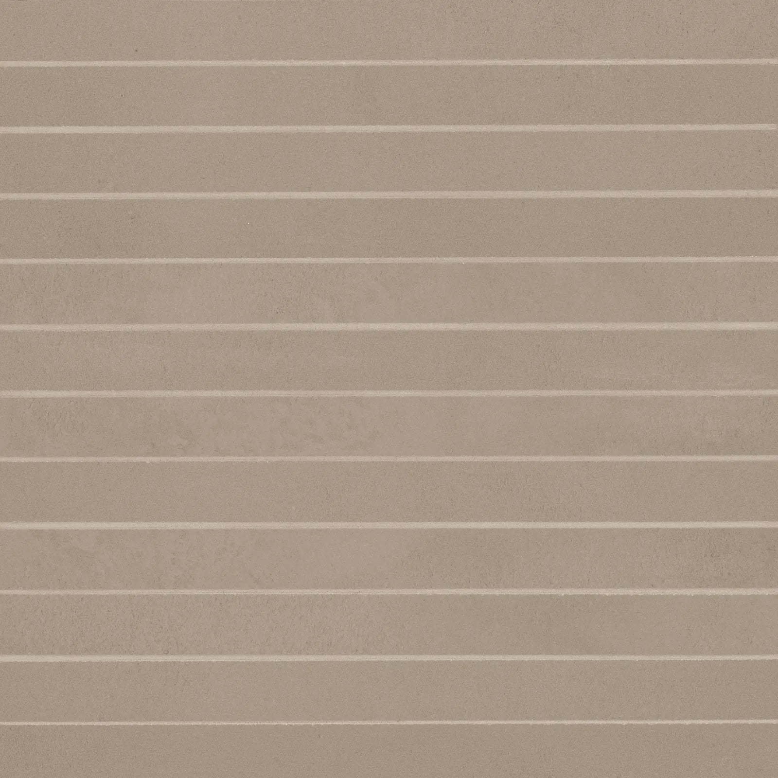 Bedrosians Sahara Collection Taupe (1" x 12" Pieces) 11.75" x 11.75" Matte Porcelain Mosaic Tile