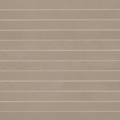 Bedrosians Sahara Collection Taupe (1" x 12" Pieces) 11.75" x 11.75" Matte Porcelain Mosaic Tile
