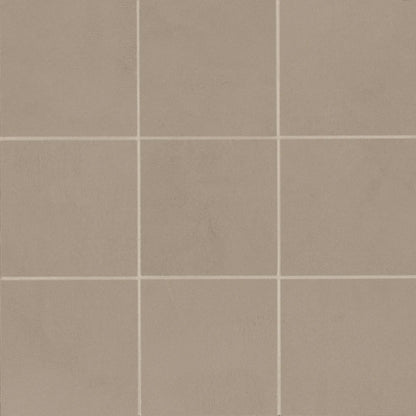 Bedrosians Sahara Collection Taupe (4" x 4" Pieces) 11.75" x 11.75" Matte Porcelain Mosaic Tile