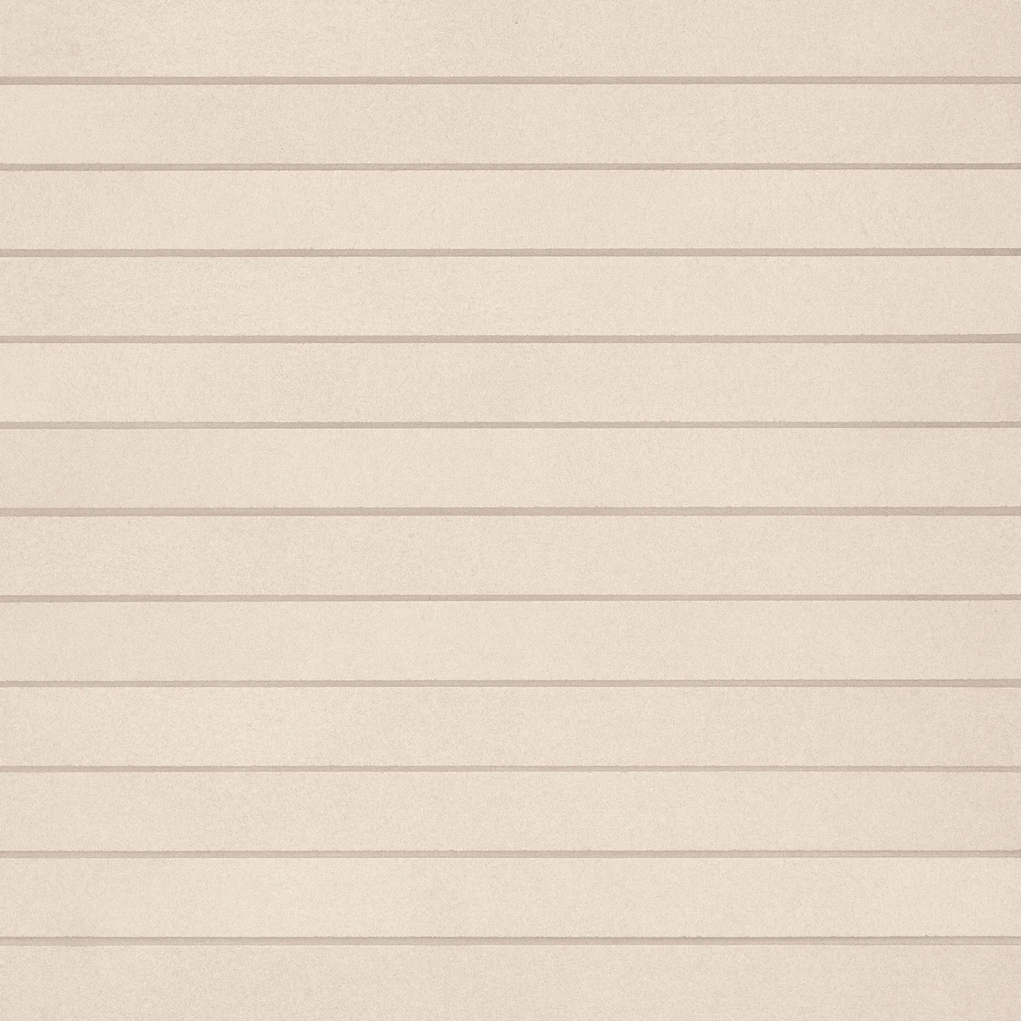 Bedrosians Sahara Collection White (1" x 12" Pieces) 11.75" x 11.75" Matte Porcelain Mosaic Tile