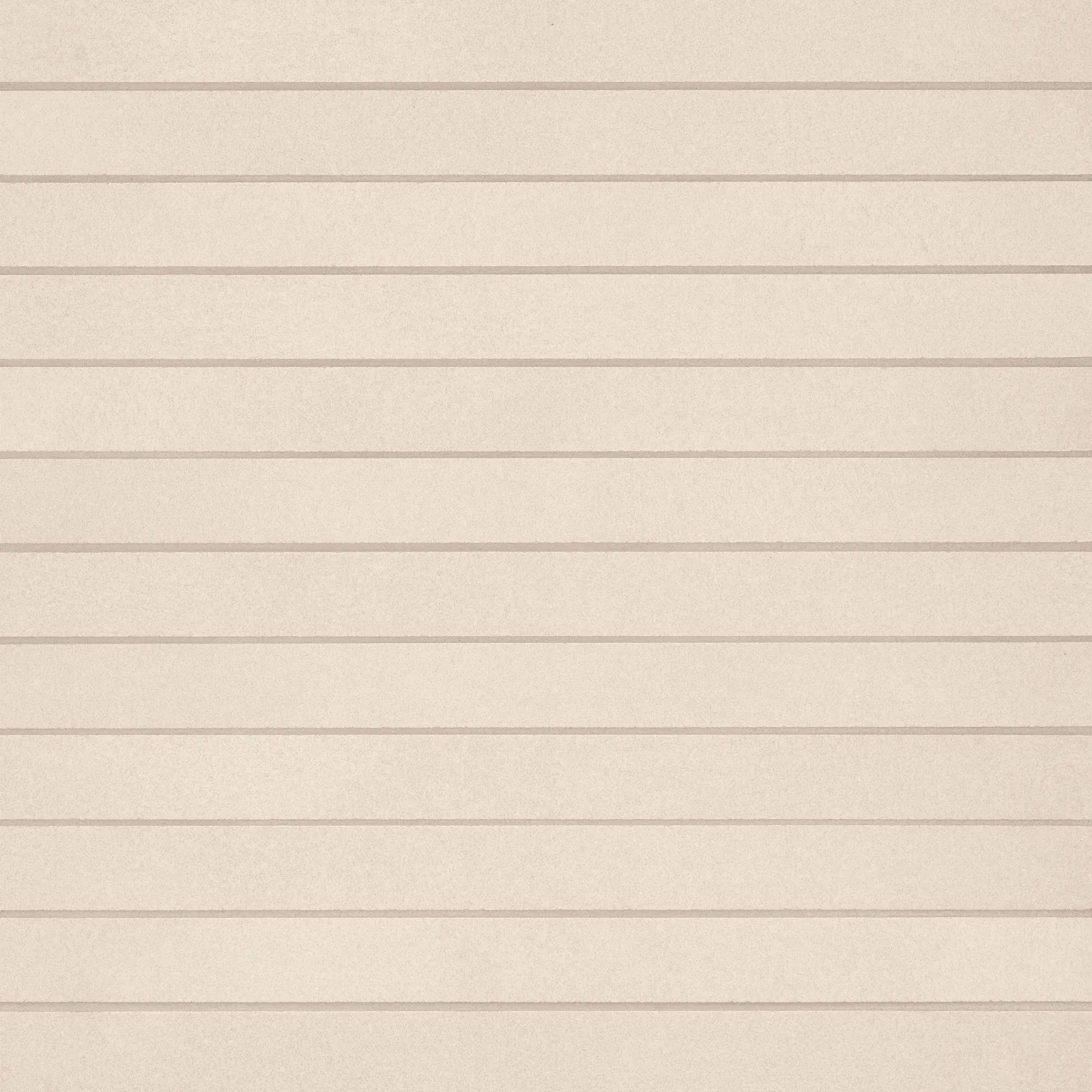 Bedrosians Sahara Collection White (1" x 12" Pieces) 11.75" x 11.75" Matte Porcelain Mosaic Tile