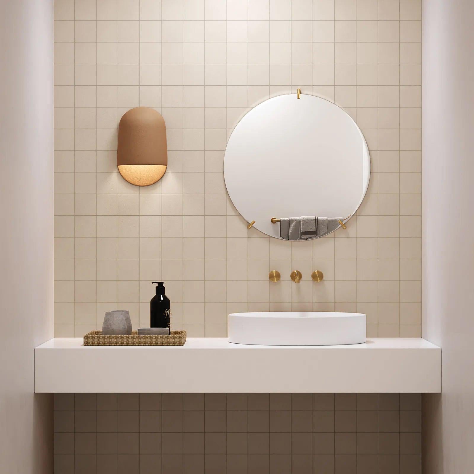 Bedrosians Sahara Collection White (4" x 4" Pieces) 11.75" x 11.75" Matte Porcelain Mosaic Tile