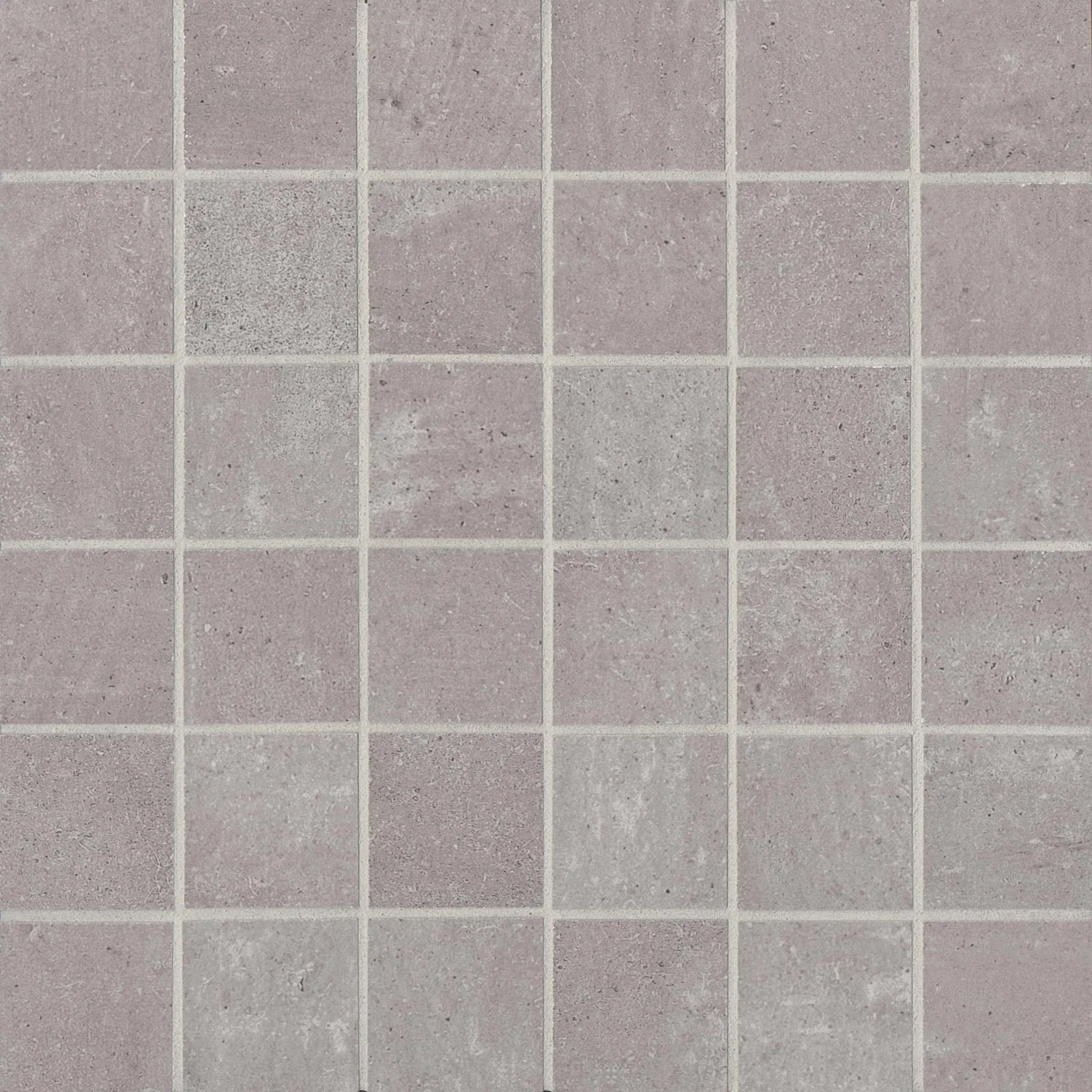 Bedrosians Simply Modern Collection Grey (2" x 2" Pieces) 12" x 12" Matte Porcelain Mosaic Tile
