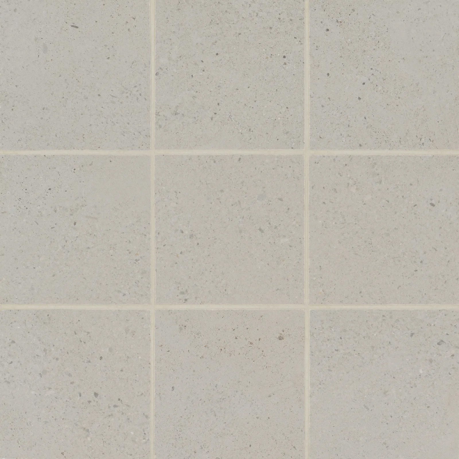Bedrosians Thaddeus Collection Pearl (4" x 4" Pieces) 12" x 12" Matte Porcelain Mosaic Tile