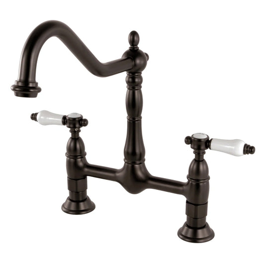 Bel-Air B Two-Handle 2-Hole Deck Mount Bridge Kitchen Faucet