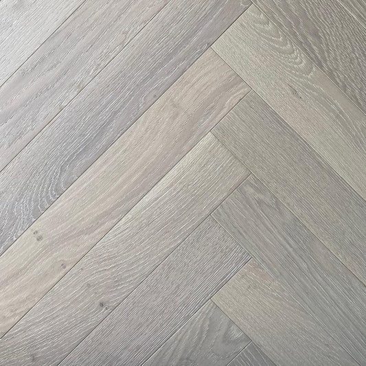 Bel Air Wood Flooring Herringbone Collection Solar Wind 9/16" x 3 1/2" x 24" Engineered Wood Flooring