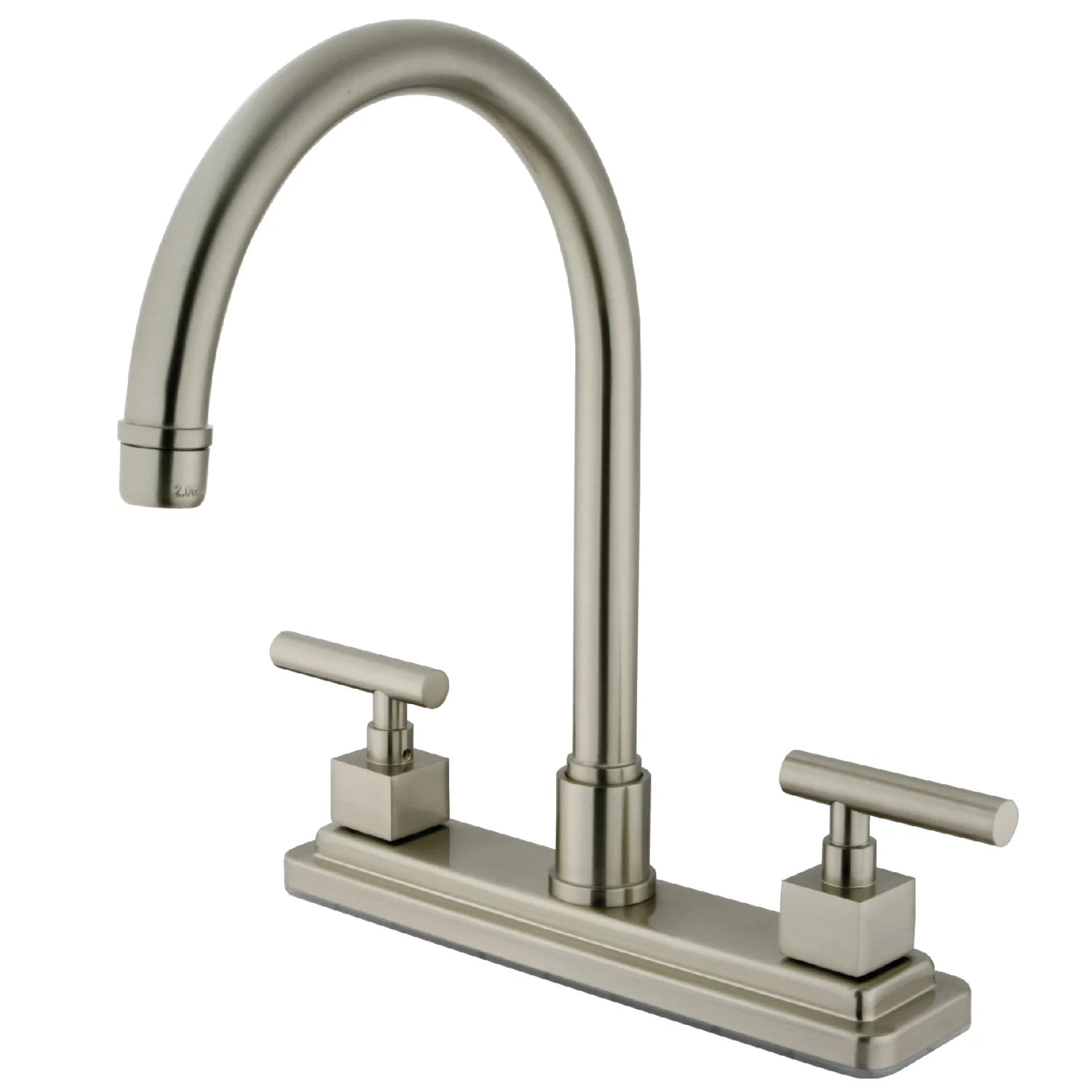 Claremont B Two-Handle 1-Hole/3-Hole Deck Mount 8" Centerset Kitchen Faucet