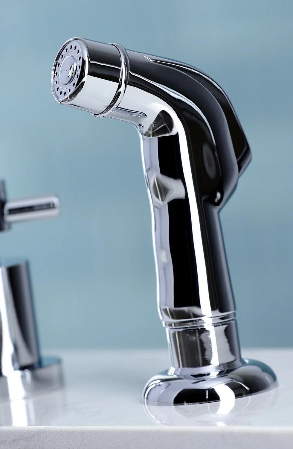 Concord R Two-Handle 4-Hole Deck Mount Widespread Side Sprayer Kitchen Faucet