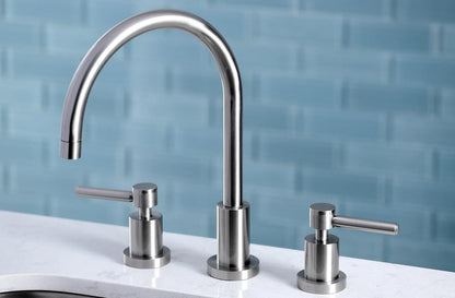 Concord T Two-Handle 3-Hole Deck Mount Widespread Kitchen Faucet