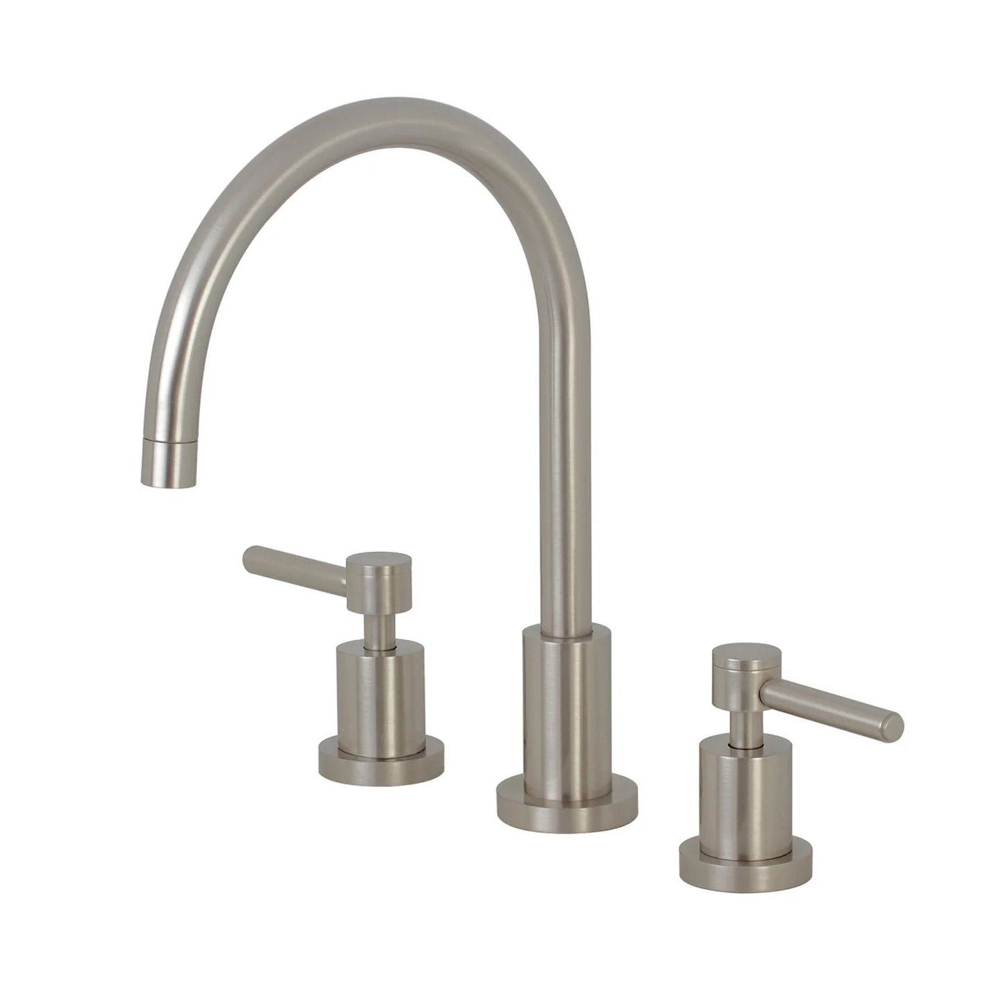 Concord T Two-Handle 3-Hole Deck Mount Widespread Kitchen Faucet