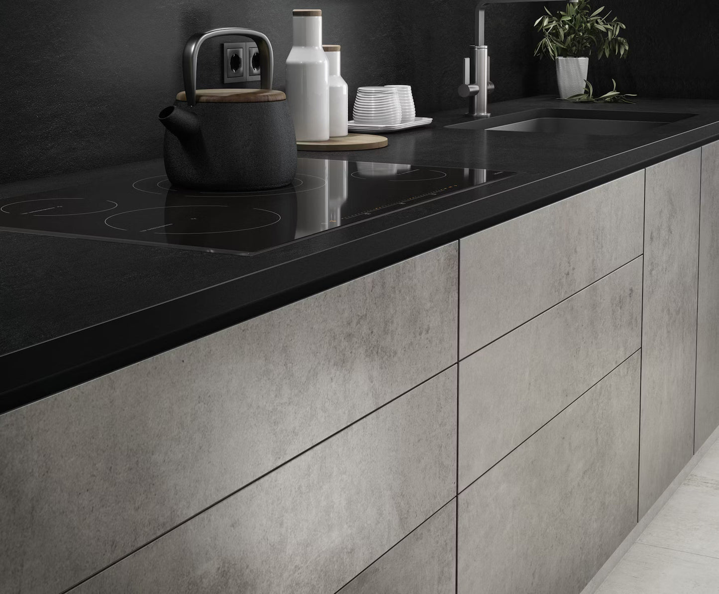 Cosentino Dekton Industrial Collection Kreta Matte 126" x 56" Dekton Slab