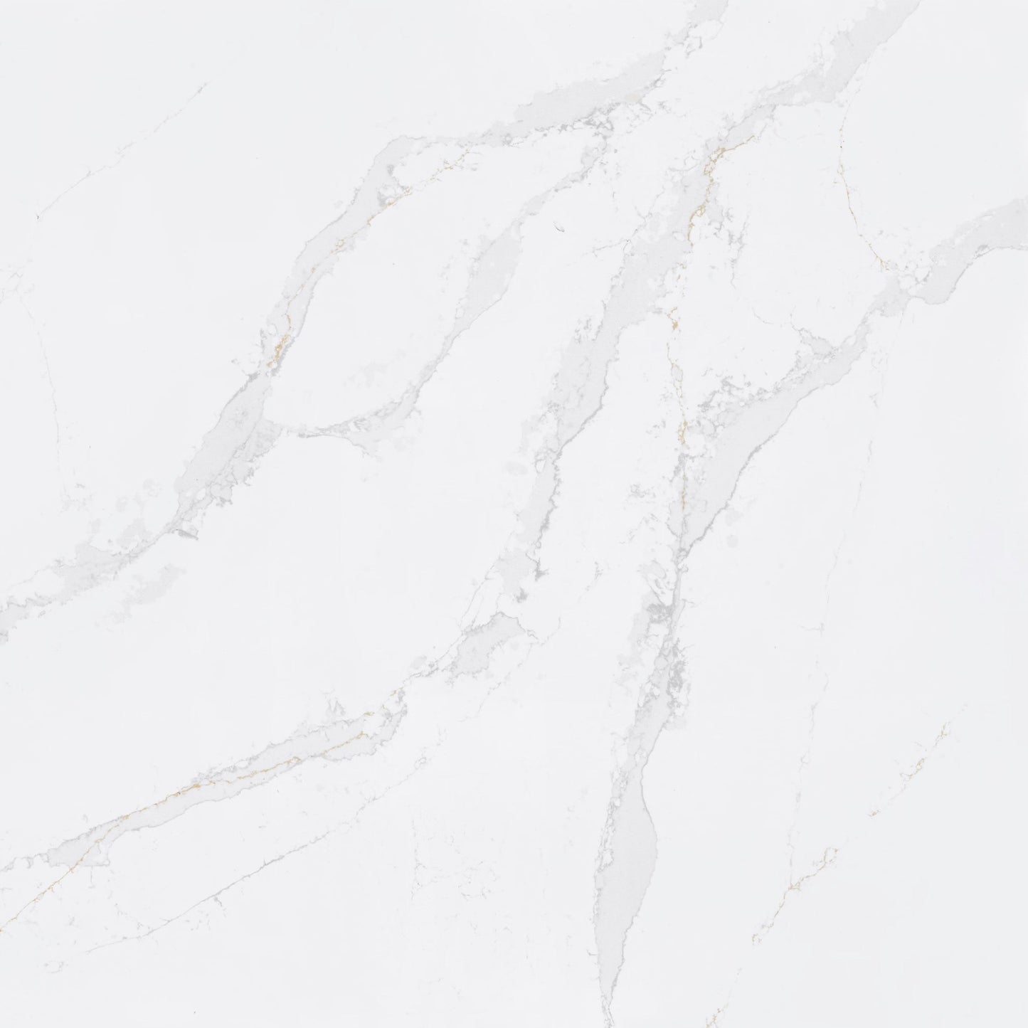 Cosentino Silestone Eternal Collection Et. Calacatta Gold Polished or Suede Finish 128" x 63" Quartz Slab