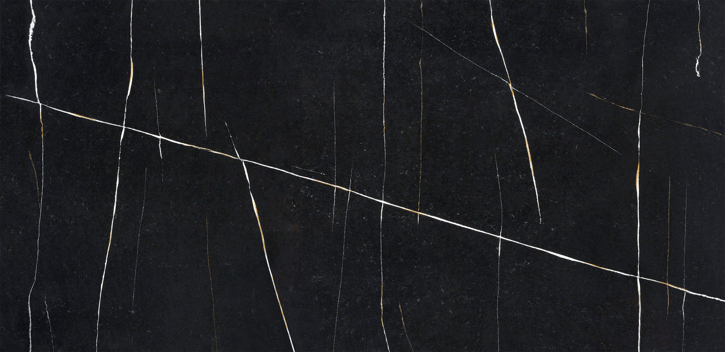 Cosentino Silestone Eternal Collection Et. Noir Polished or Suede Finish 128" x 63" Quartz Slab