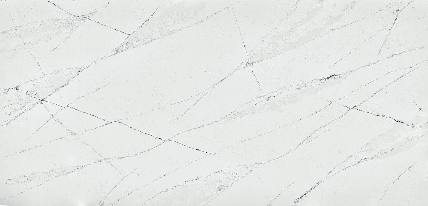 Cosentino Silestone Ethereal Collection Ethereal Noctis Polished or Suede Finish 128" x 63" Quartz Slab