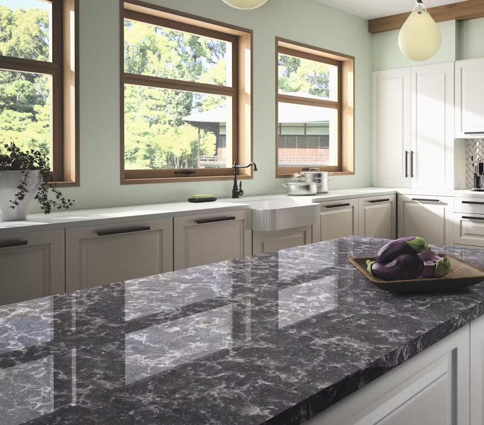 Cosentino Silestone Superstellar Collection Ocean Storm Gold Polished 128" x 63" Quartz Slab