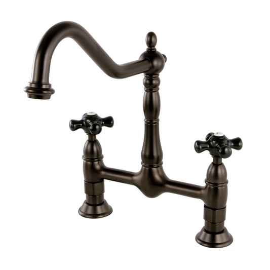 Duchess A Two-Handle 2-Hole Deck Mount Bridge Kitchen Faucet