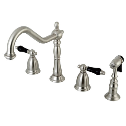 Duchess G Two-Handle 4-Hole Deck Mount Side Sprayer Widespread Kitchen Faucet