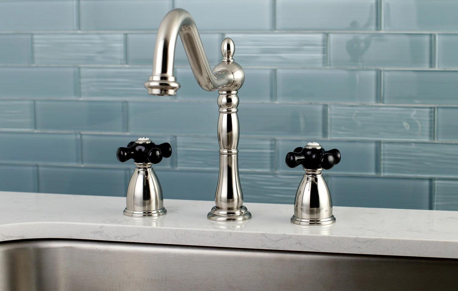 Duchess I Two-Handle 3-Hole Deck Mount Widespread Kitchen Faucet