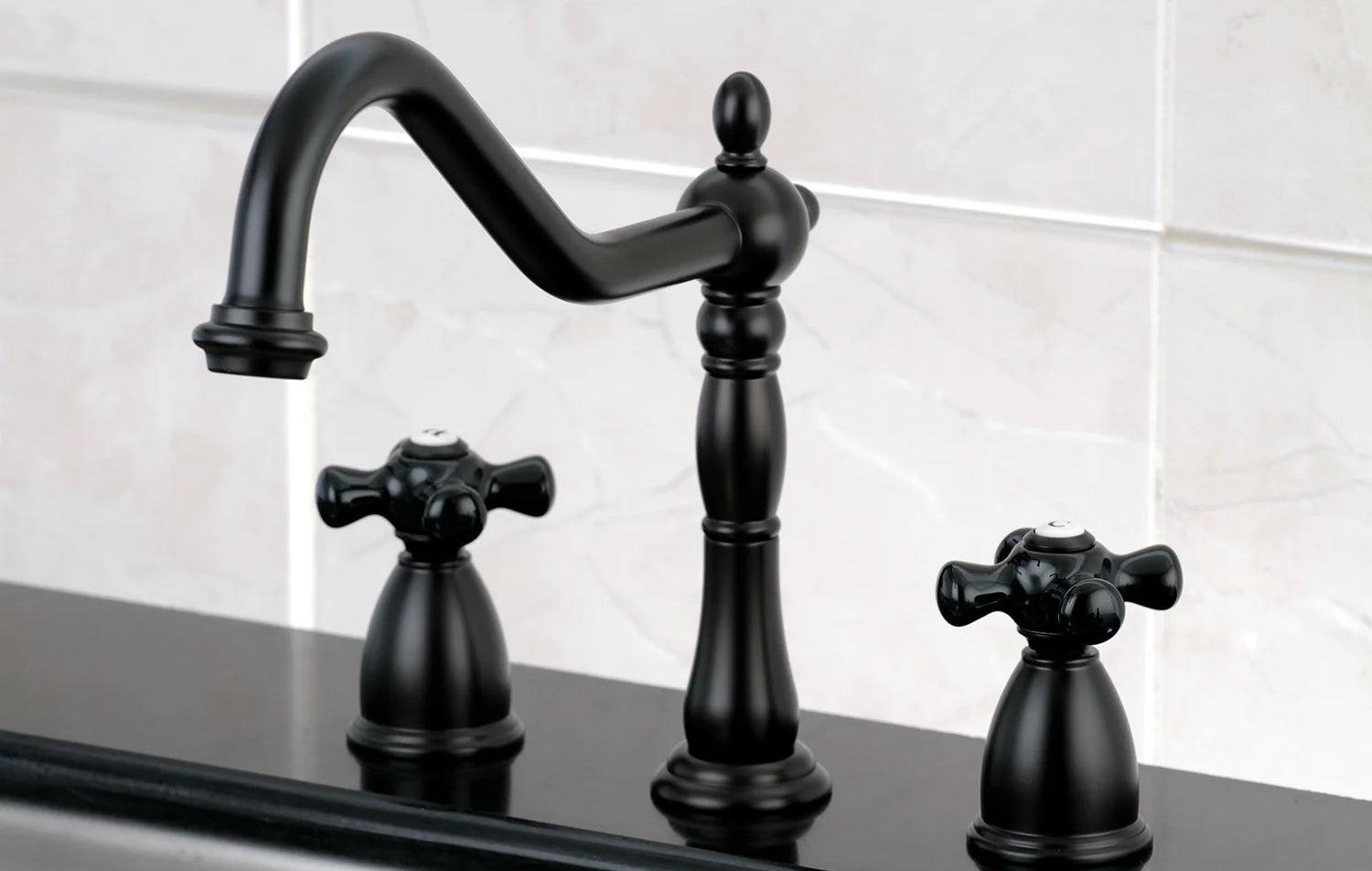 Duchess I Two-Handle 3-Hole Deck Mount Widespread Kitchen Faucet