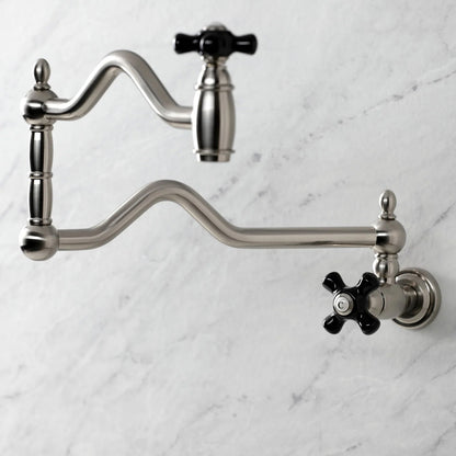 Duchess K Two-Handle 1-Hole Wall Mount Pot Filler/Kitchen Faucet