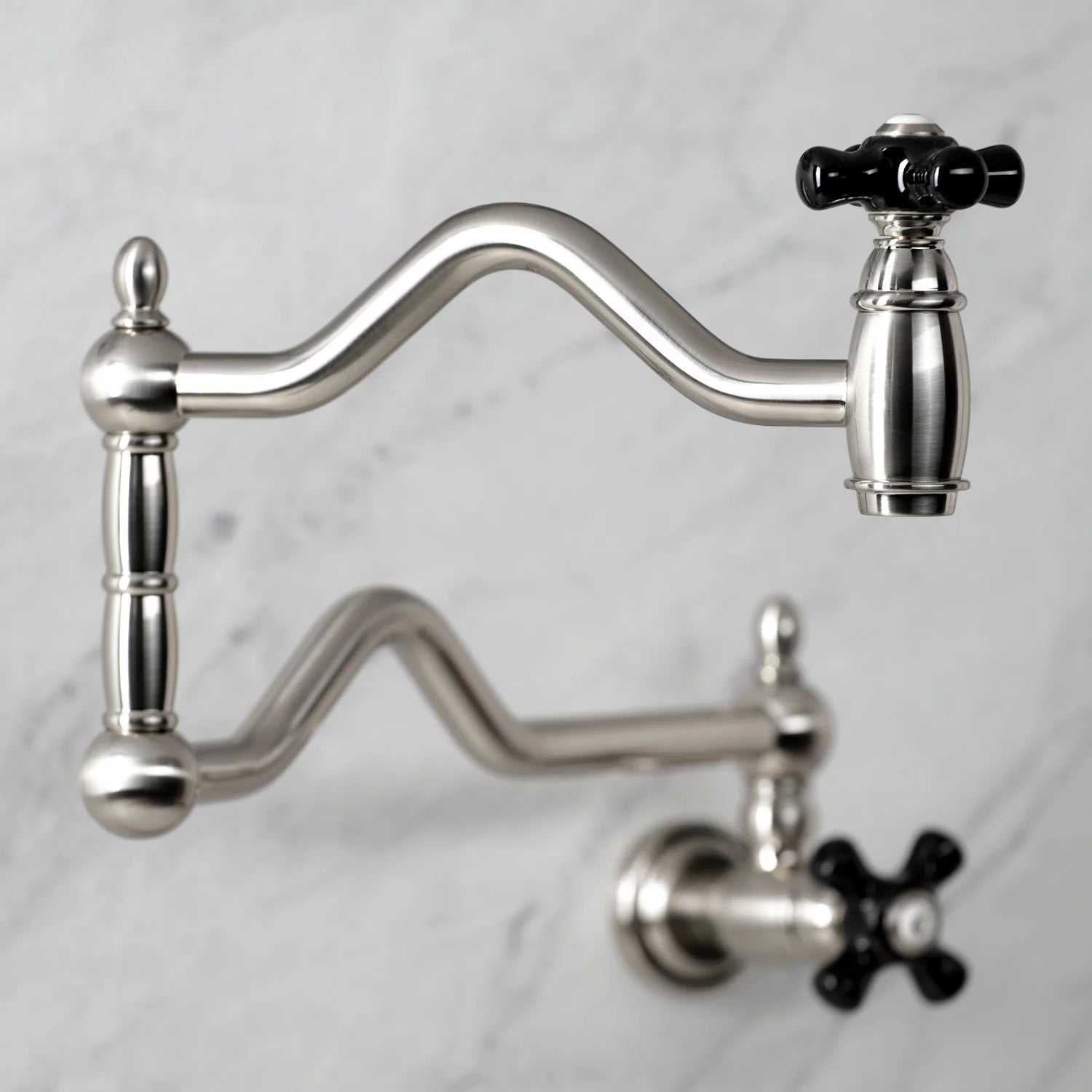 Duchess K Two-Handle 1-Hole Wall Mount Pot Filler/Kitchen Faucet