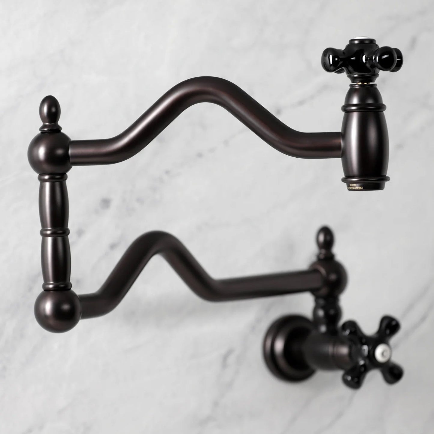 Duchess K Two-Handle 1-Hole Wall Mount Pot Filler/Kitchen Faucet