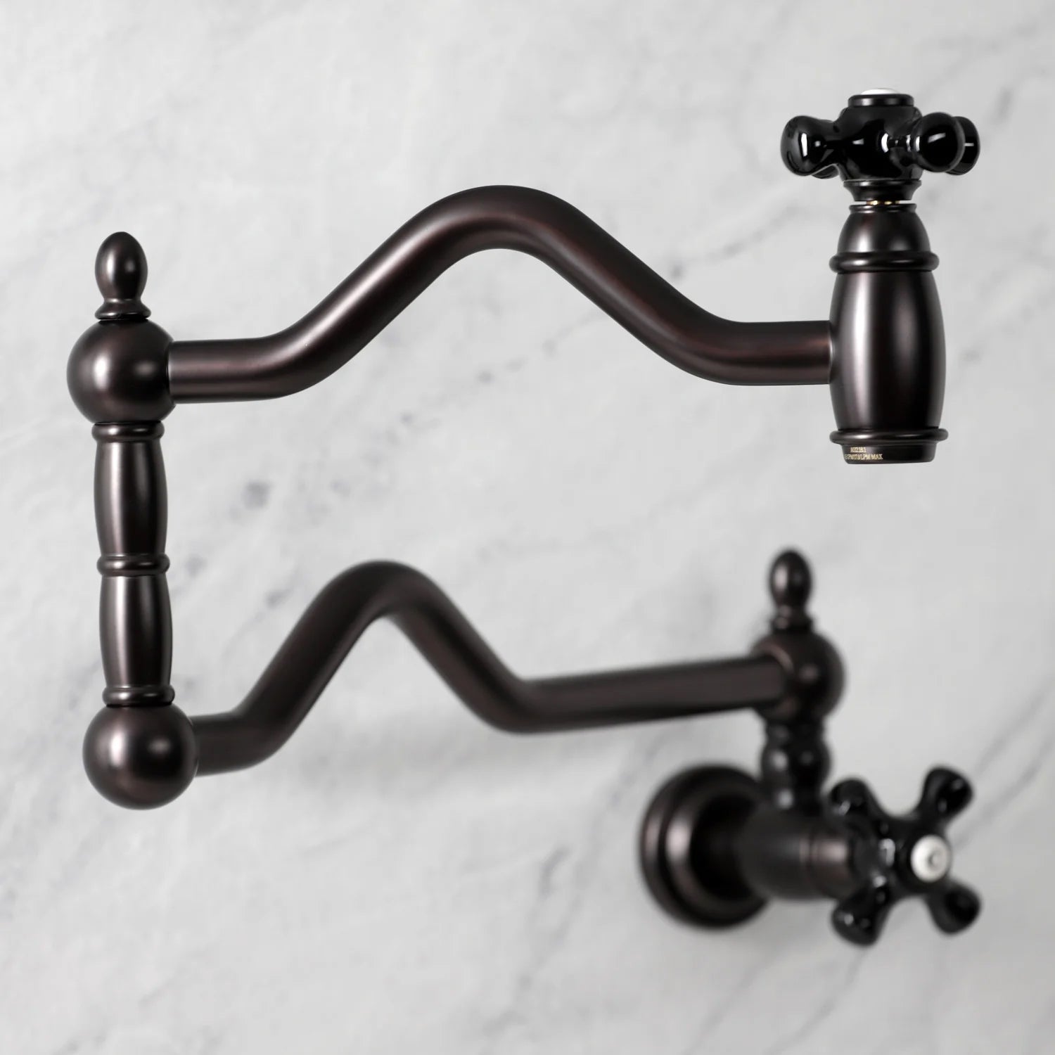 Duchess K Two-Handle 1-Hole Wall Mount Pot Filler/Kitchen Faucet