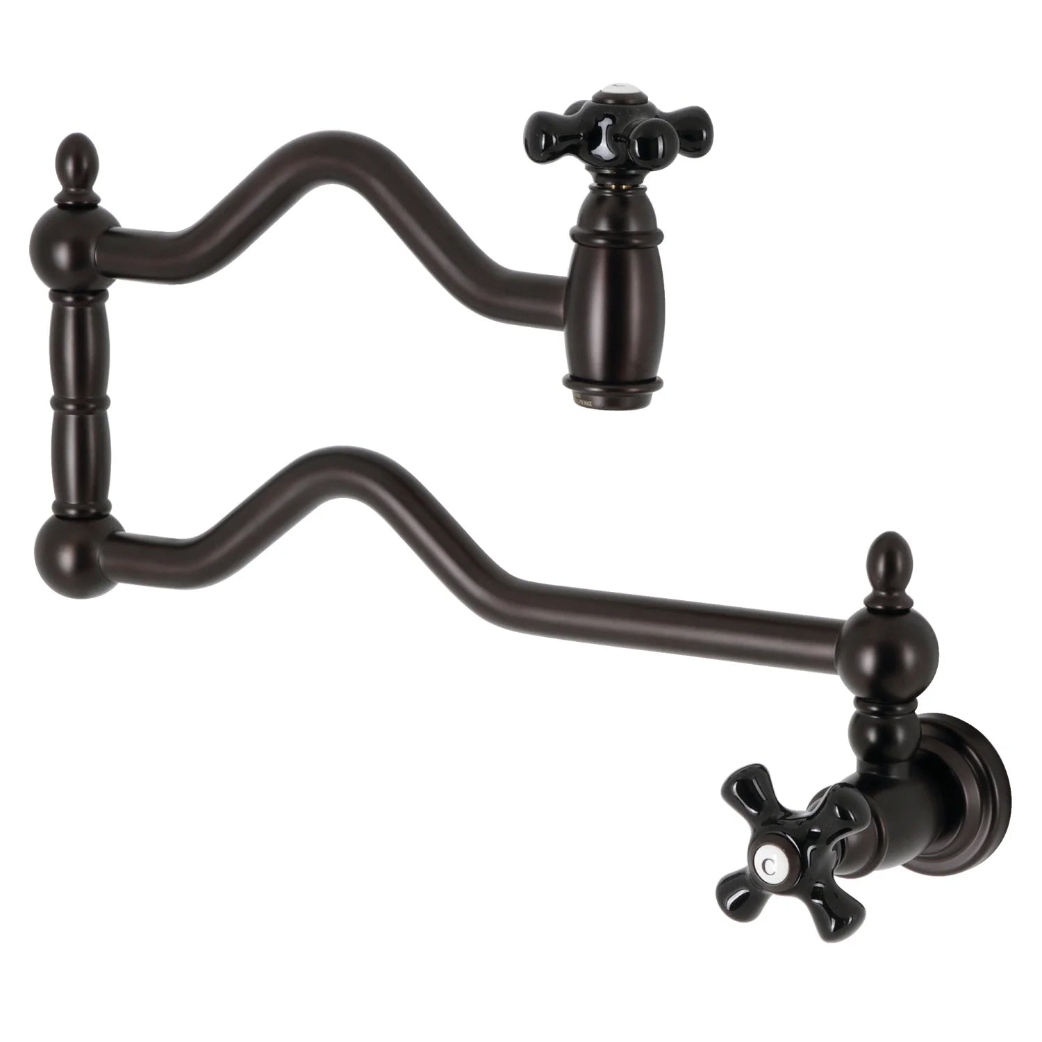 Duchess K Two-Handle 1-Hole Wall Mount Pot Filler/Kitchen Faucet