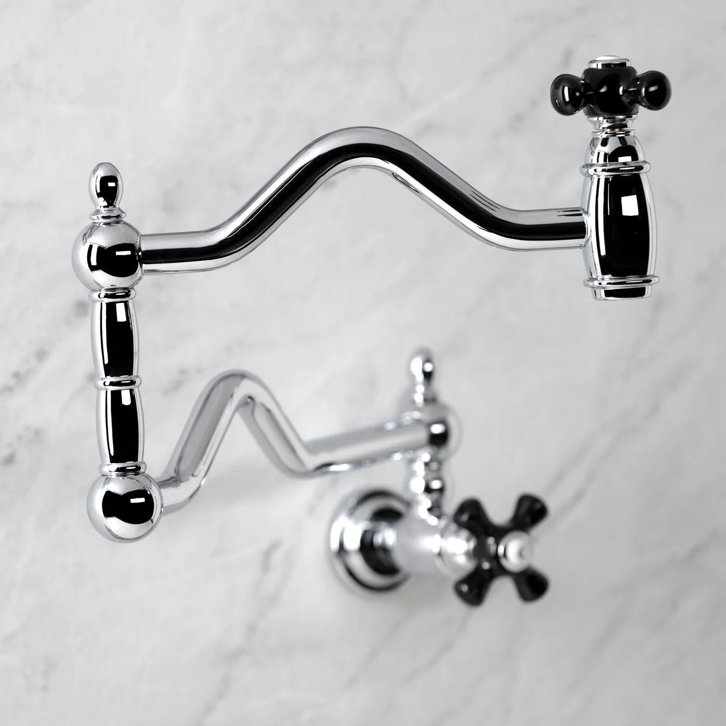 Duchess K Two-Handle 1-Hole Wall Mount Pot Filler/Kitchen Faucet