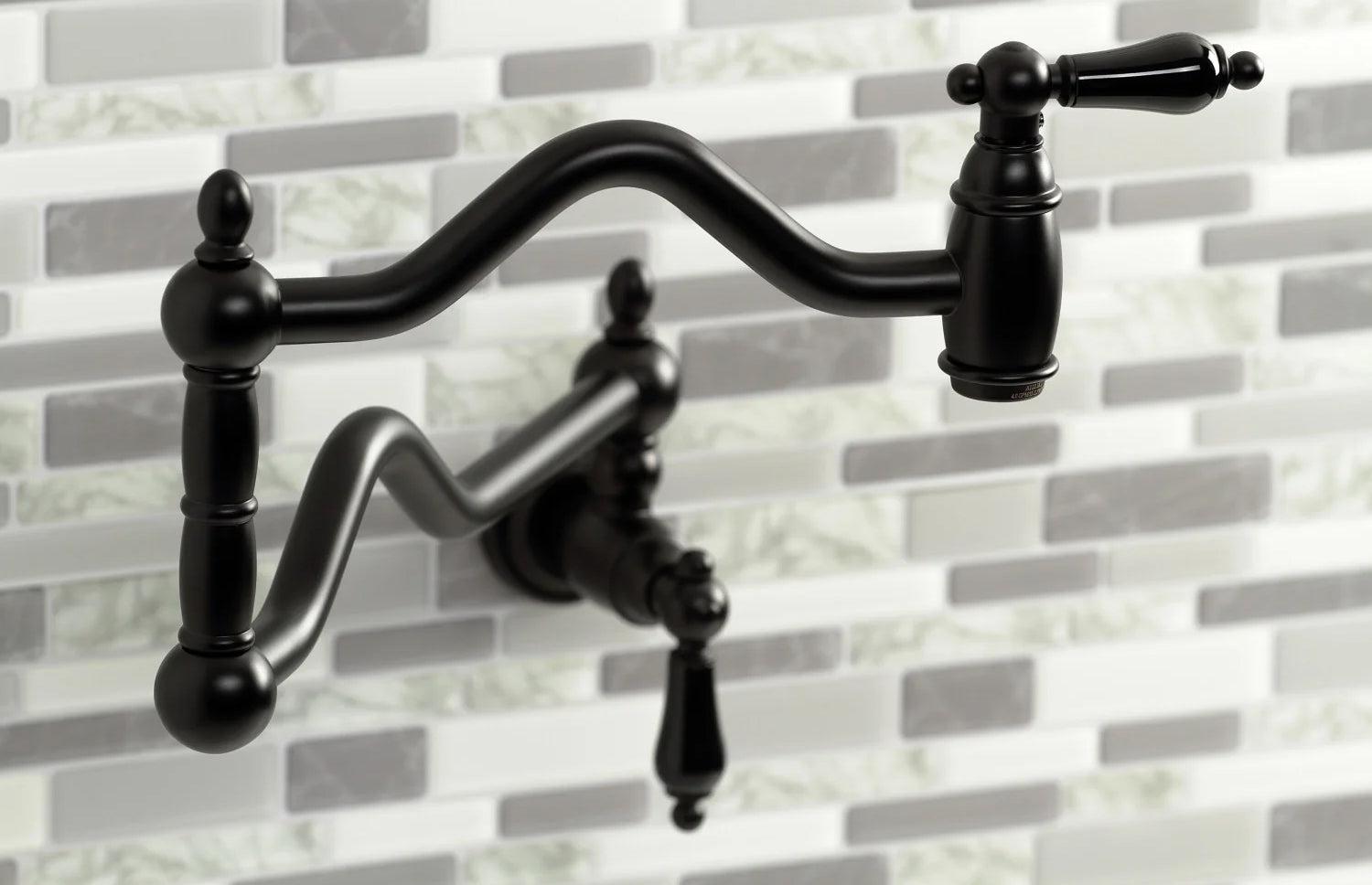 Duchess L Two-Handle 1-Hole Wall Mount Pot Filler/Kitchen Faucet