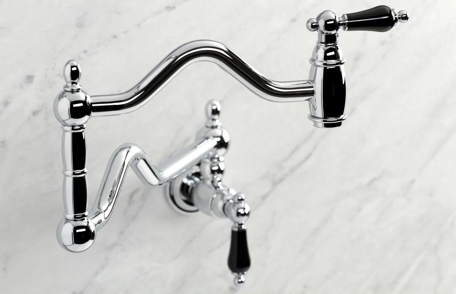 Duchess L Two-Handle 1-Hole Wall Mount Pot Filler/Kitchen Faucet