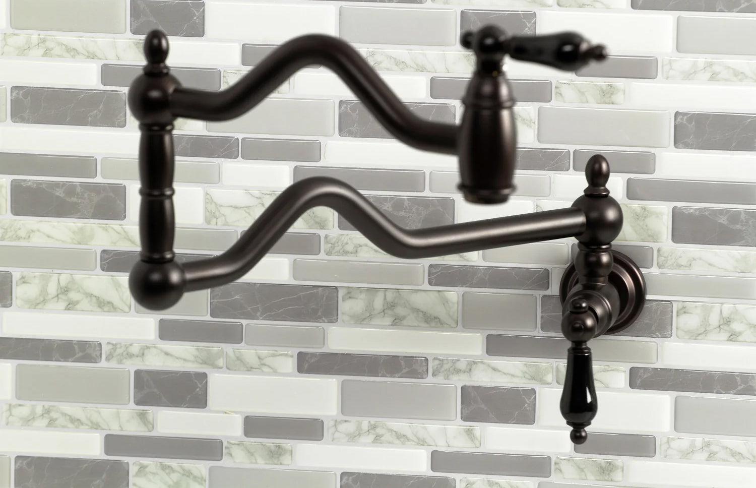 Duchess L Two-Handle 1-Hole Wall Mount Pot Filler/Kitchen Faucet