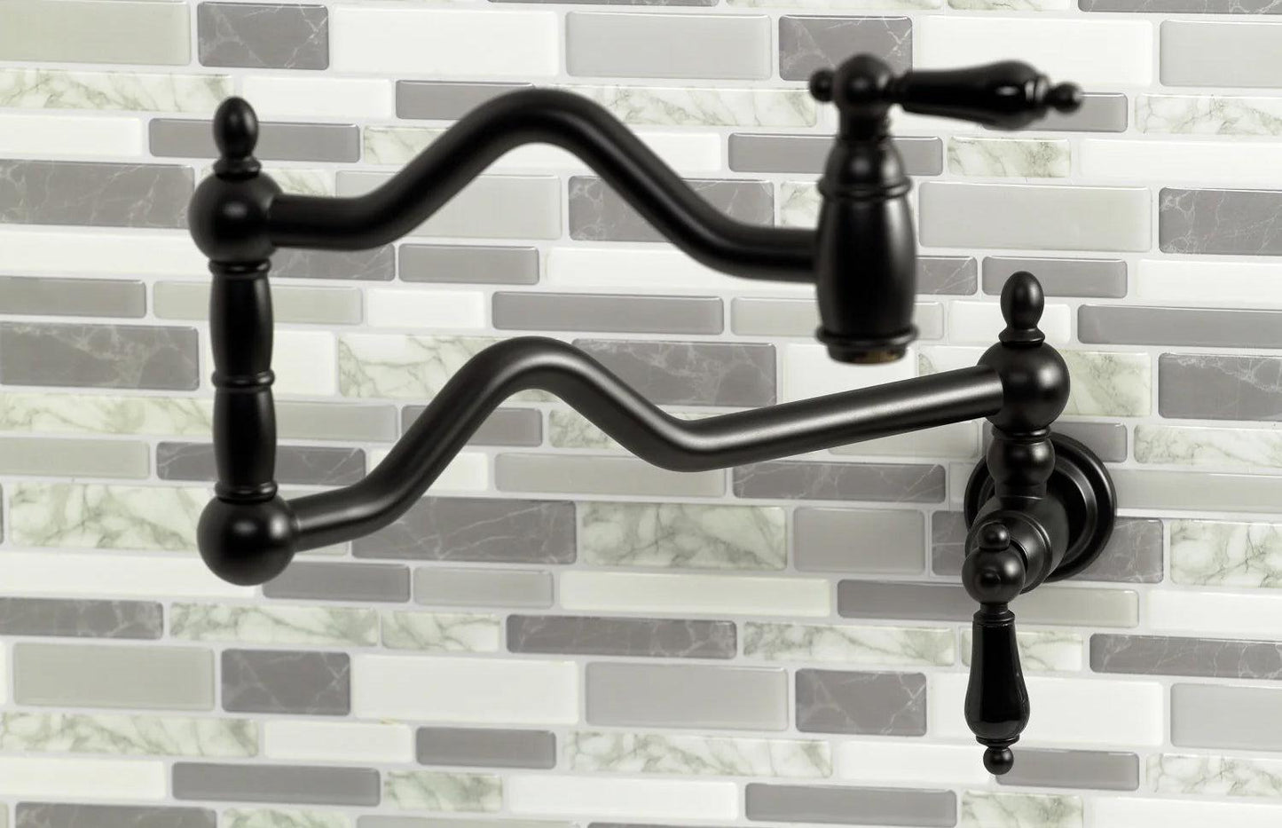 Duchess L Two-Handle 1-Hole Wall Mount Pot Filler/Kitchen Faucet