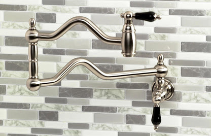 Duchess L Two-Handle 1-Hole Wall Mount Pot Filler/Kitchen Faucet