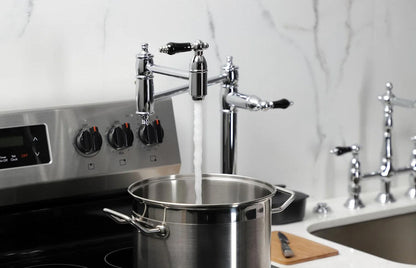 Duchess Q Two-Handle 1-Hole Deck Mount Pot Filler/Kitchen Faucet