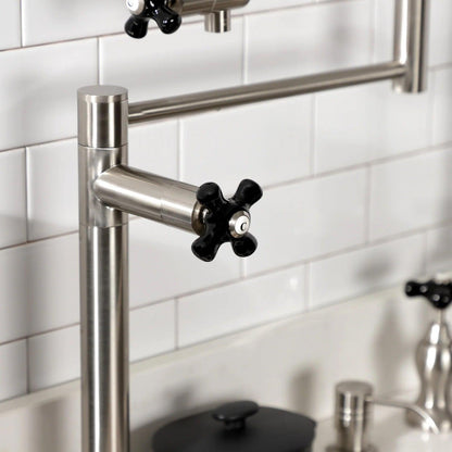 Duchess S Two-Handle 1-Hole Deck Mount Pot Filler/Kitchen Faucet