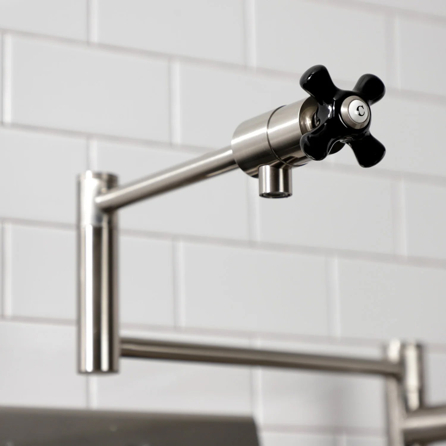 Duchess S Two-Handle 1-Hole Deck Mount Pot Filler/Kitchen Faucet