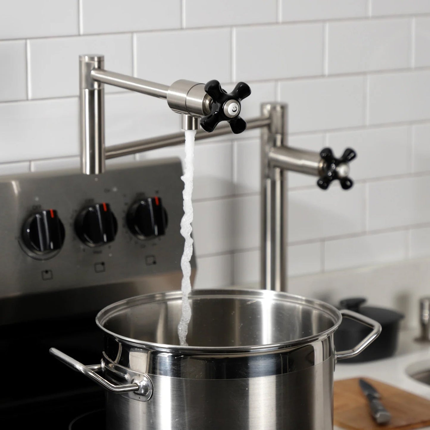 Duchess S Two-Handle 1-Hole Deck Mount Pot Filler/Kitchen Faucet