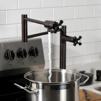 Duchess S Two-Handle 1-Hole Deck Mount Pot Filler/Kitchen Faucet