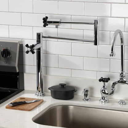 Duchess S Two-Handle 1-Hole Deck Mount Pot Filler/Kitchen Faucet